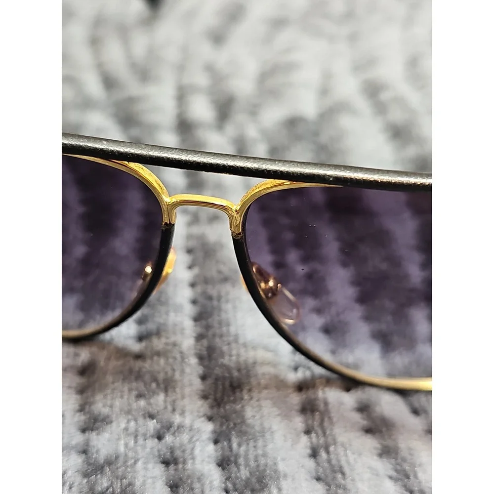 GUCCI Sunglasses Teardrop Black Gold Men's GG2887 S